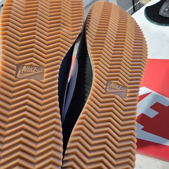 Nike Cortez Leather Black Gum Medium Brown Sesame White DM4044-002 sz 10 Men's - Picture 7 of 14